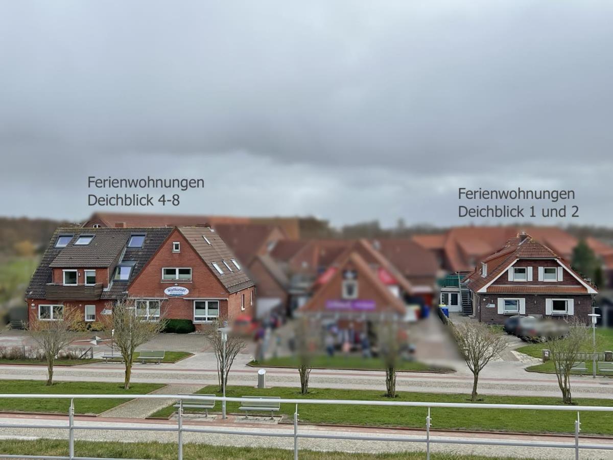 Deichblick 6 In Norddeich- Urlaub Mit Meerblick Am Strand نوردين المظهر الخارجي الصورة